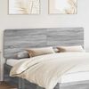 vidaXL Kopfteil Graues Sonoma 200 cm Holzwerkstoff