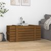vidaXL Truhe Honigbraun 91x40,5x42 cm Massivholz Kiefer