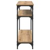vidaXL Konsolentisch Artisan-Eiche 100 x 29 x 75 cm Holzwerkstoff