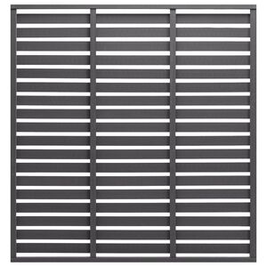 vidaXL Zaunelement WPC 180x180 cm Grau