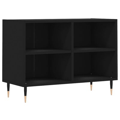 vidaXL TV-Schrank Schwarz 69,5x30x50 cm Holzwerkstoff