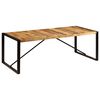 vidaXL Esstisch 220x100x75 cm Massivholz Mango