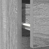 vidaXL Sideboard mit Schublade Grau Sonoma 71x35x65 cm Holzwerkstoff