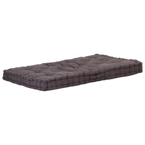 vidaXL Palettenkissen Baumwolle 120&times;80&times;10 cm Anthrazit