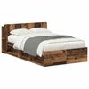 vidaXL Bettgestell mit Stauraum Altholz 120 x 200 cm Holzwerkstoff