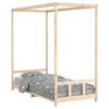 vidaXL Kinderbett 90x200 cm Massivholz Kiefer