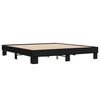 vidaXL Bettgestell Schwarz 180x200 cm Holzwerkstoff und Metall