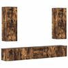 vidaXL 5-tlg. TV-Schrank-Set R&auml;uchereiche Holzwerkstoff