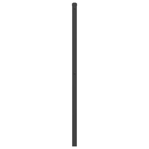vidaXL Ersatz-Kopfteil Metall Schwarz 100 cm