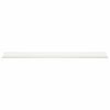 vidaXL Schwebendes Regal 2 pcs Wei&szlig; 100 x 18 x 2,5 cm Stahl