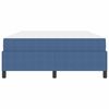 vidaXL Bettrahmen mit Matratze Blau 140 x 200 cm Stoff