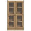 vidaXL Highboard Artisan-Eiche 82,5 x 30,5 x 150 cm Holzwerkstoff