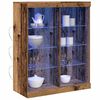 vidaXL LED-Sideboard Altholz 41 x 37 x 100 cm Holzwerkstoff