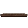 vidaXL Bettgestell Braun Eichen-Optik 90x200 cm Holzwerkstoff