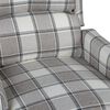 vidaXL Relaxsessel Verstellbar Grau Stoff