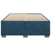 vidaXL Bettgestell Blau 140x200 cm Samt
