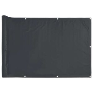 vidaXL Balkon-Sichtschutz Anthrazit 600x90 cm PVC