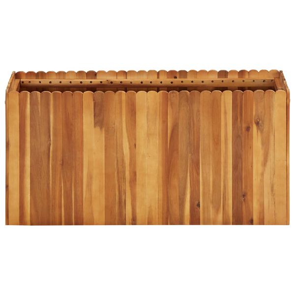 vidaXL Garten-Hochbeet 100 x 30 x 50 cm Massivholz Akazie