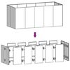 vidaXL Hochbeet 200x80x80 cm Cortenstahl