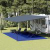 vidaXL Zeltteppich 400x600 cm Blau HDPE