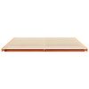vidaXL Bodenbettgestell Wachsbraun 180 x 200 cm Massivholz Kiefer