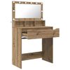 vidaXL Schlafzimmer-Frisiertische Artisan-Eiche 80 x 39,6 x 135 cm