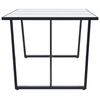 vidaXL Esstisch Wei&szlig; 180 x 90 x 75 cm Hartglas