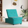 vidaXL Schlafsofa T&uuml;rkis 194 x 67 x 82 cm Samt