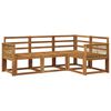 vidaXL Outdoor-Sofagarnitur 4 pcs Natur Massivholz Akazie