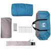vidaXL Teepee Zelt mit Dach mit Speicher Blau 720 x 465 x 295 cm