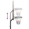 vidaXL Basketballständer Schwarz 237-307 cm Polyethylen