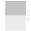 vidaXL Verdunkelungsrollo Hellgrau 105x150cm Stoffbreite 100,7cm