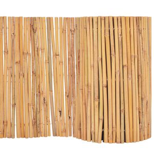 vidaXL Gartenzaun Bambus 500 x 50 cm