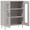 vidaXL Sideboard Grau Sonoma 69,5x34x90 cm Holzwerkstoff
