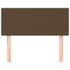 vidaXL Kopfteil Dunkelbraun 80x5x78/88 cm Stoff