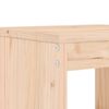vidaXL 5-tlg. Gartenbar-Set Massivholz Kiefer