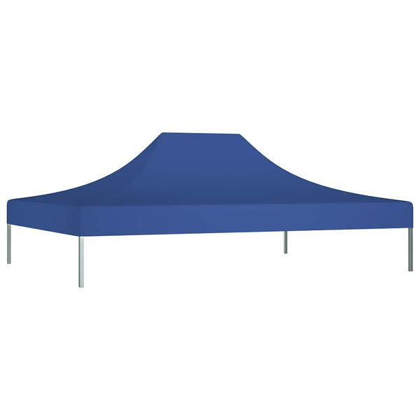 vidaXL Partyzelt-Dach 4x3 m Blau 270 g/m²