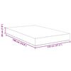 vidaXL Bettmatratze mit Matratze Blau 120 x 190 cm Stoff