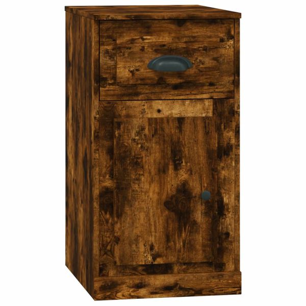 vidaXL Beistellschrank mit Schublade R&auml;uchereiche 40x50x75 cm