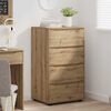 vidaXL Stauraumschr&auml;nke 2 pcs Artisan-Eiche 60 x 48 x 105 cm