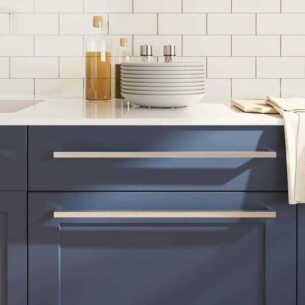 vidaXL M&ouml;belgriffe 5 Stk. Silbern 480 mm Edelstahl