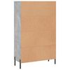 vidaXL Highboard Betongrau 69,5x31x115 cm Holzwerkstoff