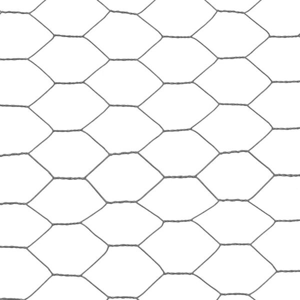 vidaXL Drahtzaun Stahl mit PVC-Beschichtung 25x1,2 m Grau
