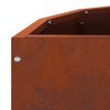 vidaXL Pflanzk&uuml;bel Rostig 60 x 30 x 35 cm Wetterfeststahl