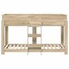 vidaXL Etagenbett f&uuml;r Kinder Sonoma-Eiche 75 x 190 cm Holzwerkstoff