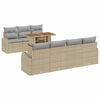 vidaXL Garten-Sofa-Set 8 stk. Beige und Hellgrau