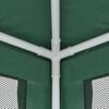 vidaXL Partyzelt mit 4 Mesh-Seitenw&auml;nden Gr&uuml;n 3x4 m HDPE