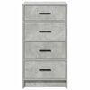 vidaXL Sideboard Betongrau 40 x 41 x 75 cm Holzwerkstoff