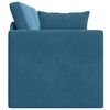 vidaXL Boden-Sofa-Bett 200cm Blau Samt