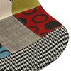 vidaXL Esszimmerst&uuml;hle 2 Stk. Drehbar Patchwork Stoff